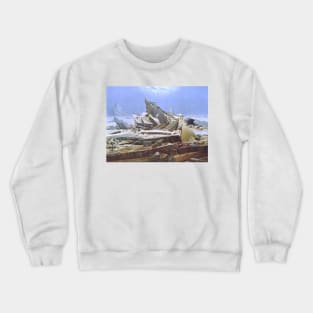 The Sea of Ice - Caspar David Friedrich Crewneck Sweatshirt